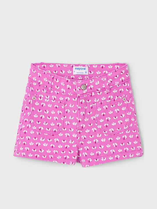 Mayoral Kinder-Shorts/Bermudas Denim Fuchsie