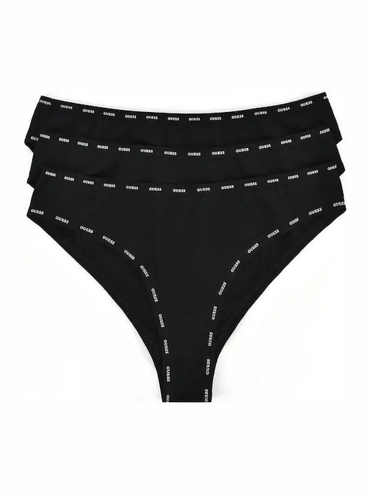 Guess Βαμβακερά Women's Brazil 3Pack Black