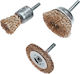 Verto 62H613 Wire Brush for Drill 75mm Set of 3pcs