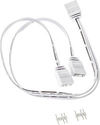 Kolink Argb 1-2 Splitter Cable 3pin 30cm White Pgw-ac-kol-155