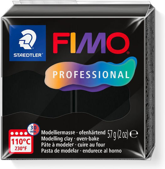 Staedtler Professional Πολυμερικός Πηλός Μαύρος 57gr