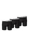 Herren Boxershorts Schwarz 3Packung
