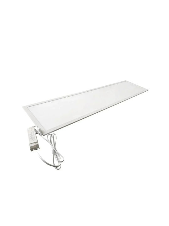 Aigostar Rectangular LED Panel 60W with Cool White Light 6000K 119.5x59.5cm