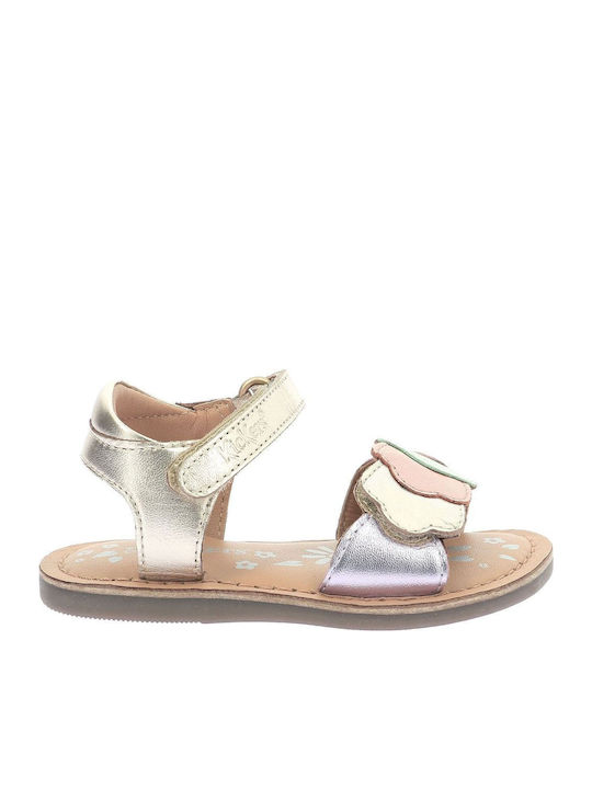 Kickers Детски Анатомични Сандали Златни