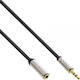 InLine InLine 3.5mm Jack Cable - 3.5mm Male to 3.5mm Male Silver 5m with Gold Plated Terminals 99235