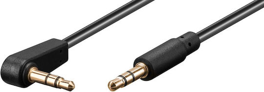 Microconnect Καλώδιο Ήχου 3.5mm male - 3.5mm male Μαύρο 1.5m AUDLL1.5A
