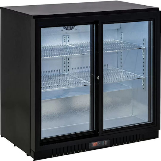 Dynamic Ψυγείο Back Bar Διπλό Υ89.5xΠ90xΒ50.5cm