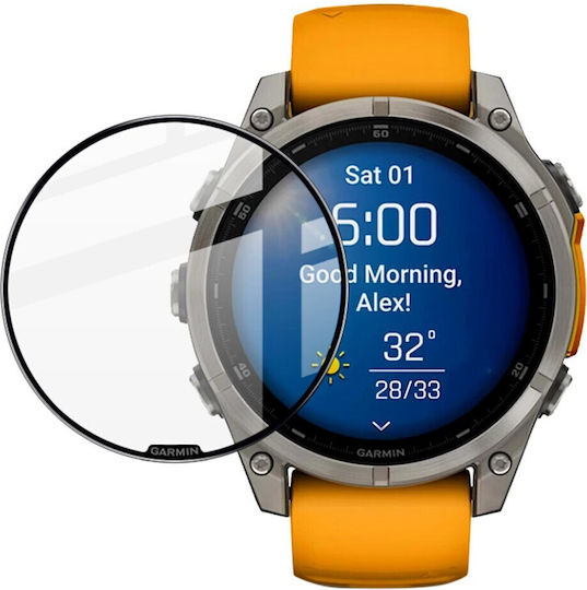 Imak Full Flexi Glass Garmin Fenix 8 47mm Black