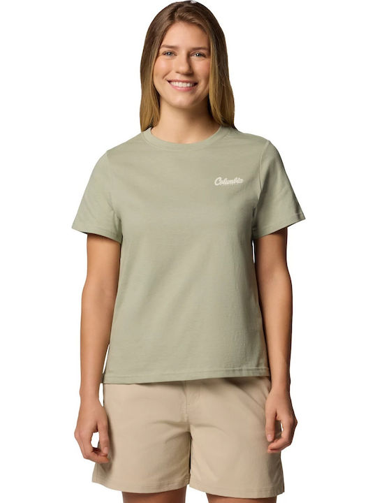 Bend Graphic Γυναικείο T-shirt Χακί