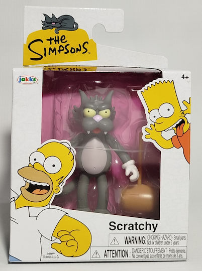 Jakks Pacific Miniature Toy Simpsons Scratchy Cat Scratchy the Cat 6.35cm