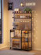 Songmics Rack de bucătărie Lemn Maro 90x40x165.5cm