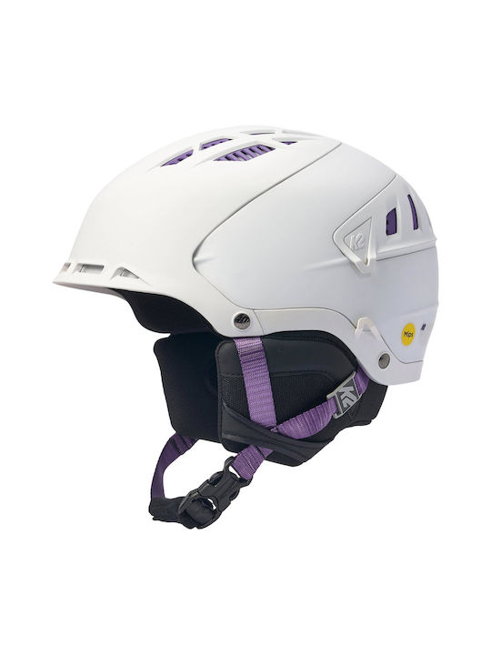 K2 Virtue Women's Helmet for Ski & Snowboard White