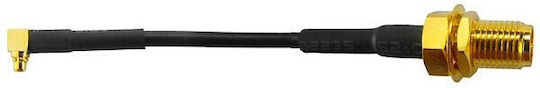 Mmcx unghi drept la Rp-sma bulkhead 20cm