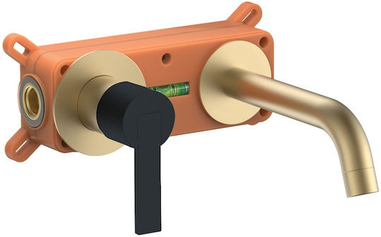Interflex Built-in Faucet Mixer for for Bathroom Sink Gold