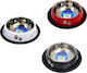 Metallic Food and Water Bowl for Dog and Cat 22cm Various Designs or Colours