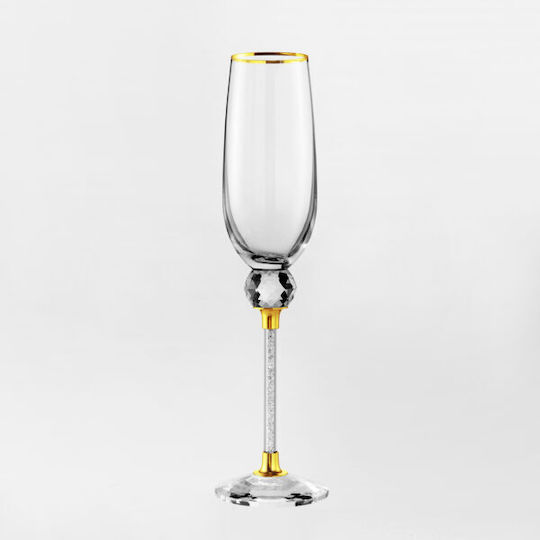 Kaliso Glas Champagner aus Glas in Gold Farbe Kelch Kaliso Glas Champagner aus Glas in Gold Farbe Kelch