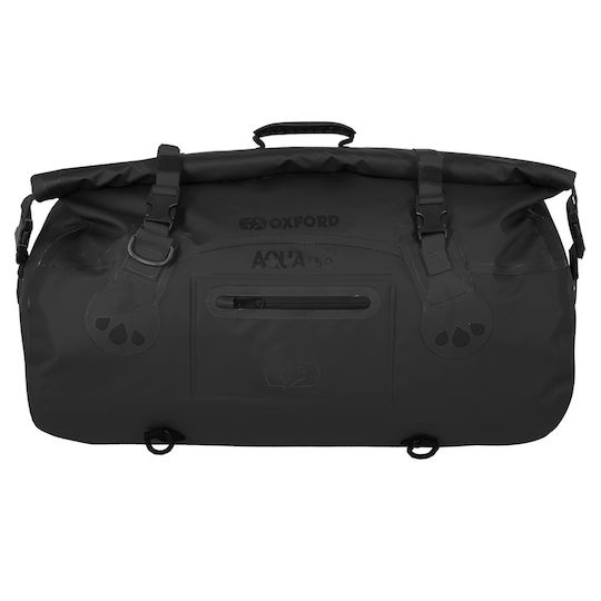 Oxford T-50 Σάκος Ουράς Μοτοσυκλέτας Αδιάβροχος 50lt σε Μαύρο Χρώμα