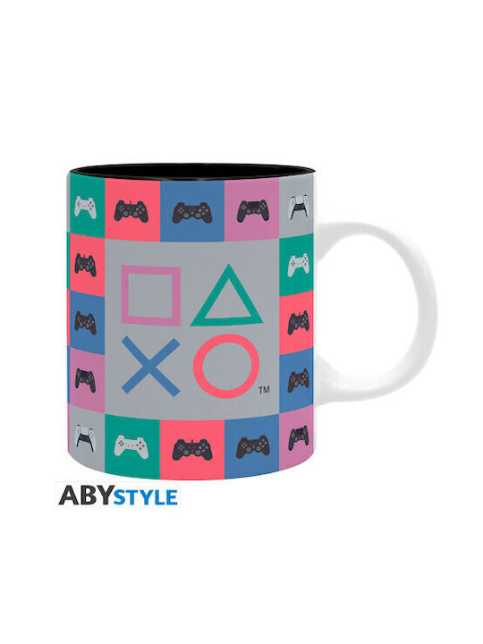 Керамична чаша Playstation чаша 320 мл контролери Abymuga635