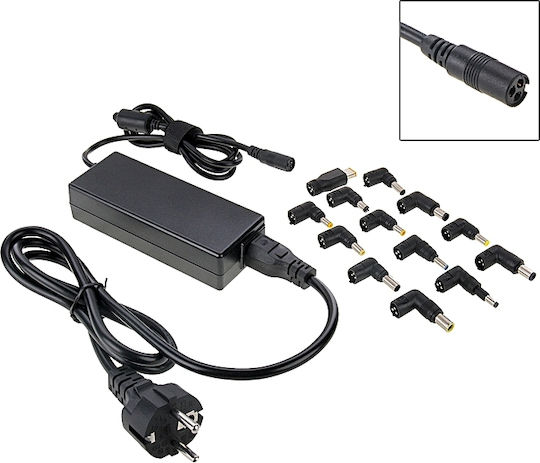 Τροφοδοτικό Universal Ac Power Adapter Generic Au-90w+13 Tips 90w Charger 13 Tips Connectors Laptop Notebook Eu Plug Κωδ 92004