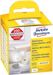 Avery Αυτοκόλλητες Ετικέτες σε Ρολό για Εκτυπωτή Ετικετών 28x89mm