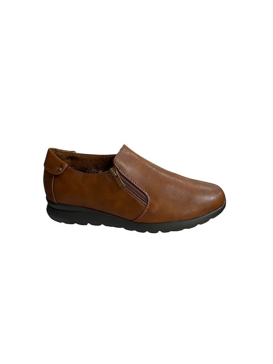 Plato Women's Slip-Ons Tabac Brown