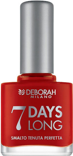 Deborah Milano Гланцов Дълготраен Лак За Нокти Червен 039 11мл