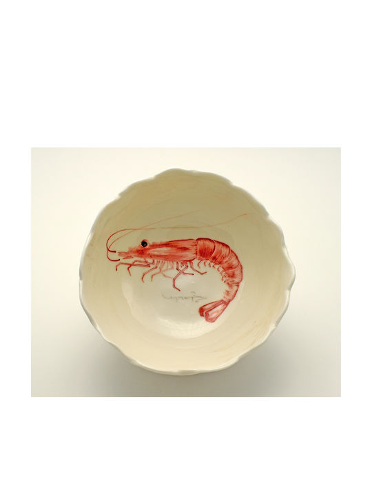 Decorative Bowl Red 15x15cm