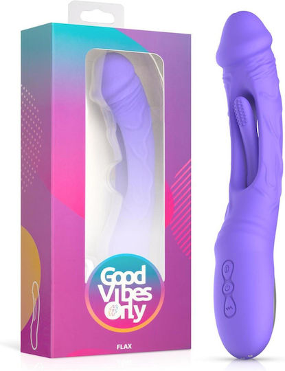 Good Vibes Only Вибратор Flax с G-Spot Стимулатор Вибратор G-Spot Лилав