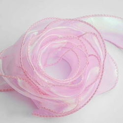 4cm X 9m Pink Symphony Fishtail Νήμα Λουλούδι Κέικ Ψησίματος Συσκευασία Κορδέλα Δαντέλα Διακοσμητικός Ιστός