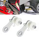2 Pcs Chain Roller Guide Tensioner Idler 110cc 125cc 140cc Quad Dirt Bike ATV White