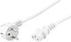 Microconnect Schuko - Schuko Cable 5m Λευκό PE010450W