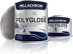 Pellachrom Polygloss A+B Χρώμα Ανωδομής Σκάφους...
