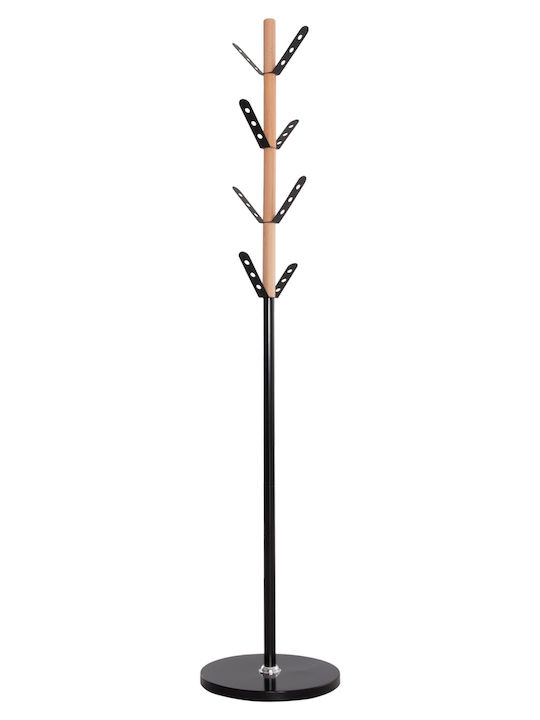 Freebox Cuiere de podea Lemn Negru 37.5x37.5x180cm