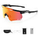 Rockbros Cycling Glasses with Black Frame & Polarized Lenses