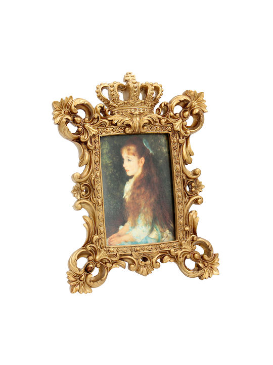 Keskor Keskor Kunststoff Fotorahmen mit Goldenem Rahmen