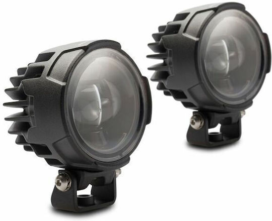 Sw-motech Fog Light Led Εμπρός Evolution Δεξιό Αριστερό Nsw.05.845.51000/b Διάφανο Κρύσταλλο 1τεμ