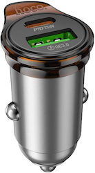 Hoco NZ16A Car Charger 43W 3A Fast Charging Wit...