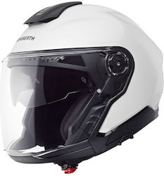 Schuberth J2 Jet with Sun Visor ECE 22.06 Glossy White