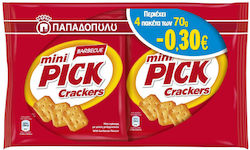 Παπαδοπούλου Crackers Cu Gust BBQ 4x70gr Παπαδοπούλου Crackers Cu Gust BBQ 4x70gr