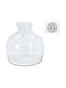 JK Home Decoration Διακοσμητικό Βάζο Transparent 15x53cm 1Stück