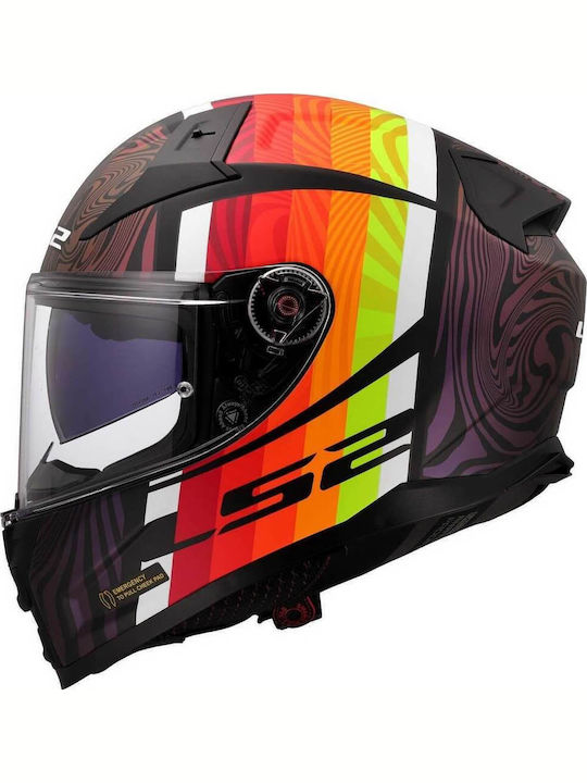 LS2 FF811 Vector II Freedom Matt Rainbow Κράνος...