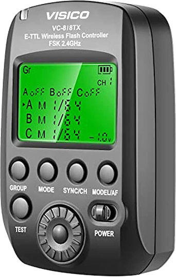 Visico Vc-818tx Canon Wireless Flash Controller Visico 5 Studio Flash