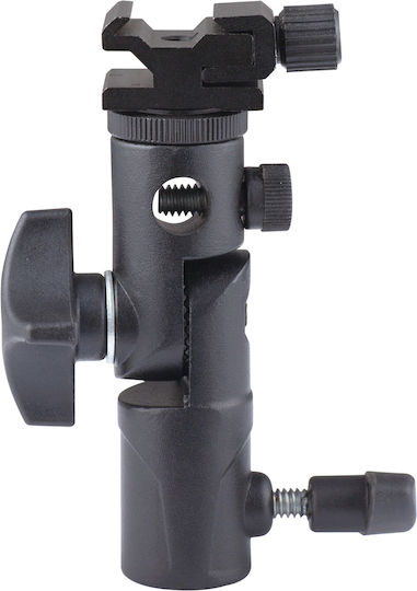 E-Image U02 Schwerlast-Blitz-LED-Halterung mit Blitzschuh