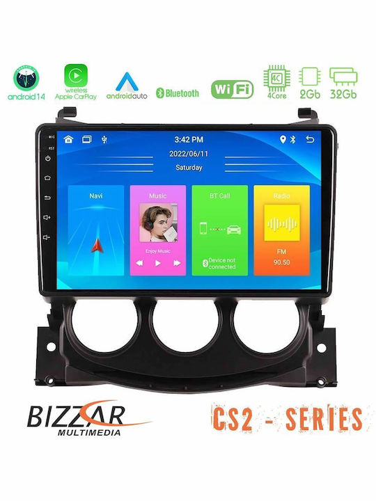 Bizzar Ηχοσύστημα Αυτοκινήτου για Nissan 370Z 2009-2013 (Bluetooth/USB/AUX/WiFi/GPS/Apple-Carplay/Android-Auto)