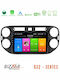 Bizzar Auto-Audiosystem für Volkswagen Tiguan / Golf Plus 2004 – 2014 (Bluetooth/USB/AUX/WiFi/GPS/Apple-Carplay/Android-Auto) mit Touchscreen 9"