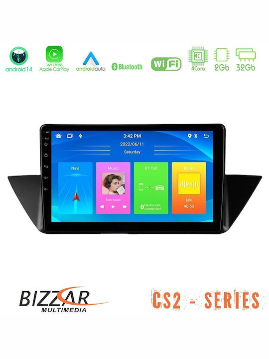 Bizzar Ηχοσύστημα Αυτοκινήτου για BMW X1 (E84) 2009 – 2014 (Bluetooth/USB/WiFi/GPS/Apple-Carplay/Android-Auto) με Οθόνη Αφής 10"