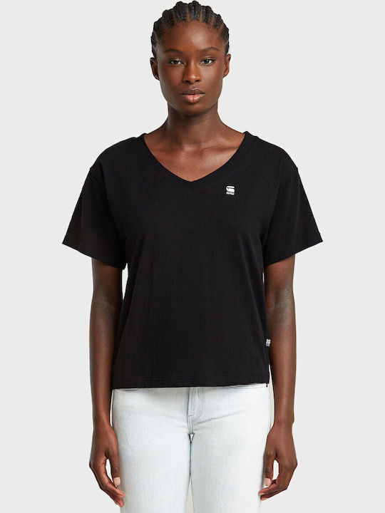 G-Star Raw Damen Bluse Baumwolle mit V-Ausschni...