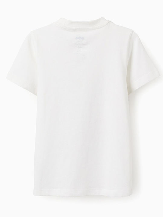 Zippy Children's Blouse Short Sleeve White