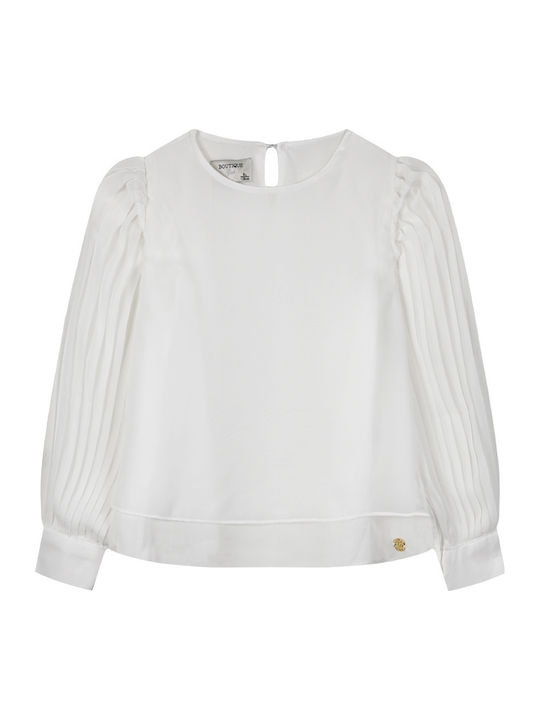 Kids' Tunic Long Sleeve Ecru