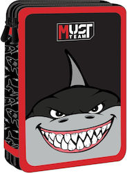 Must Team Filled Shark Pencil Case